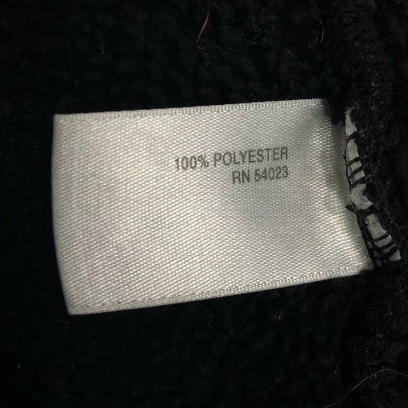 OLD NAVY Sweatshirt Women's Size Large Black Full Zip Teddy Hoodie - Picture 10 of 14